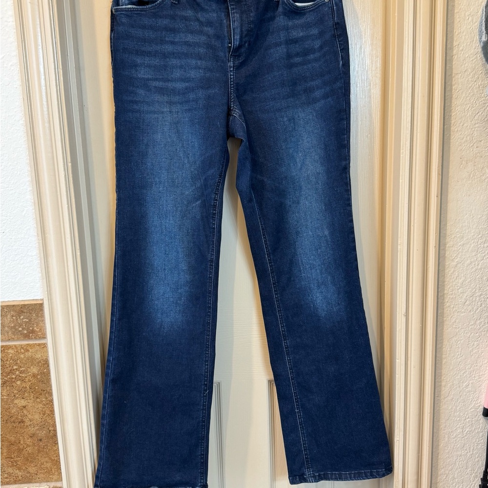 Simply Vera Vera Wang Blue Flare & Wide Leg Jeans